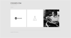 Desktop Screenshot of csounds.com